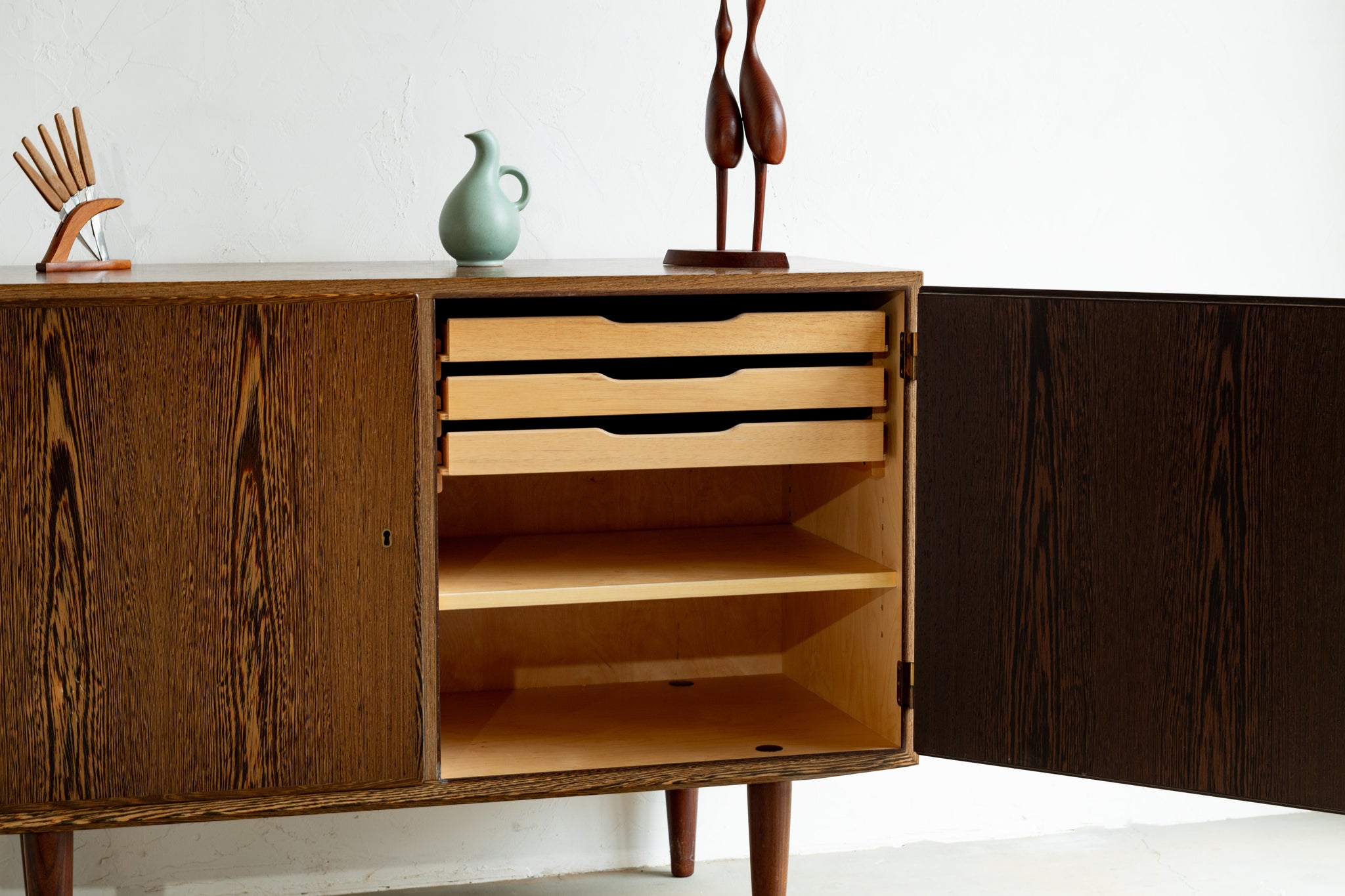 SOLD- Wenge Cabinet by Poul Hundevad – Kjaerlund
