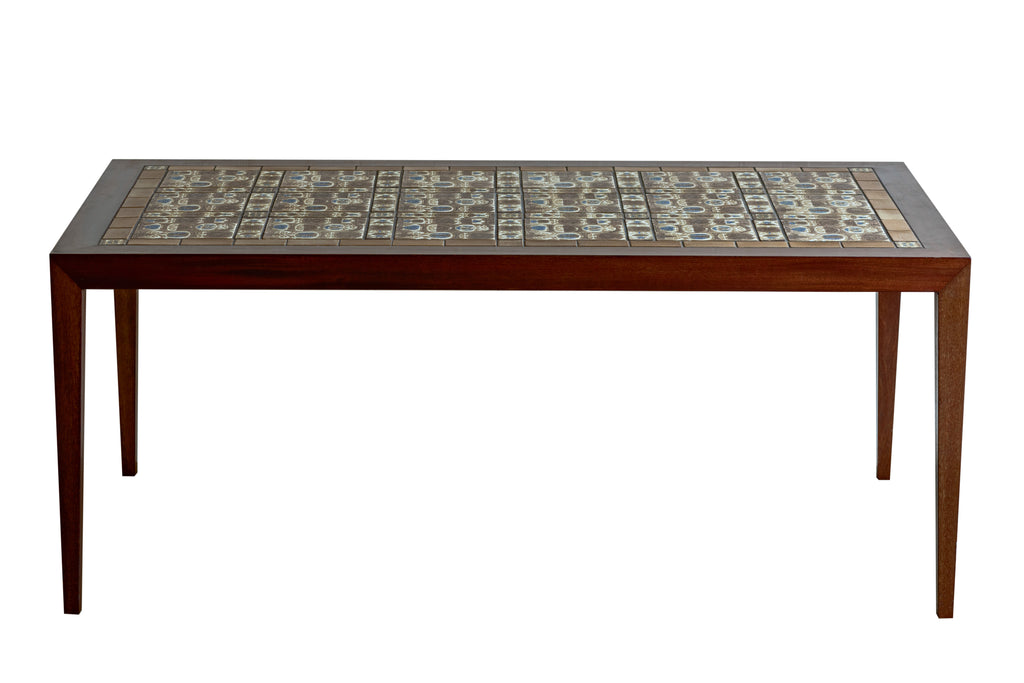 "BACA" Tile Table by Severin Hansen Jr. w/ Royal Copenhagen
